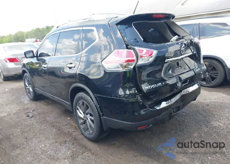 2016 Nissan Rogue Sl z USA, uszkodzony, nr VIN 5N1AT2MV2GC776566